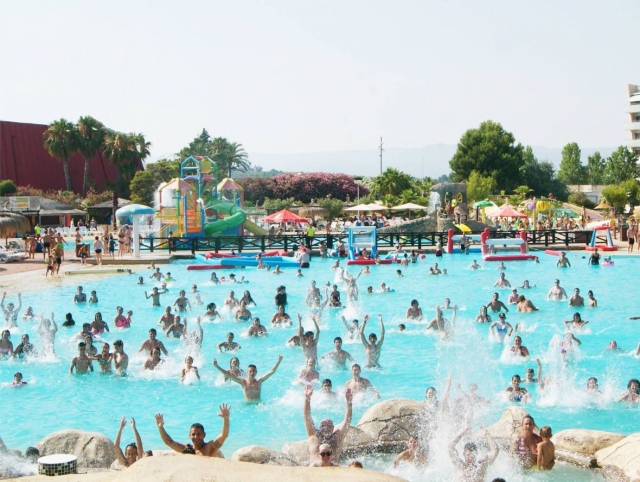 Aqua Zumba en el parque